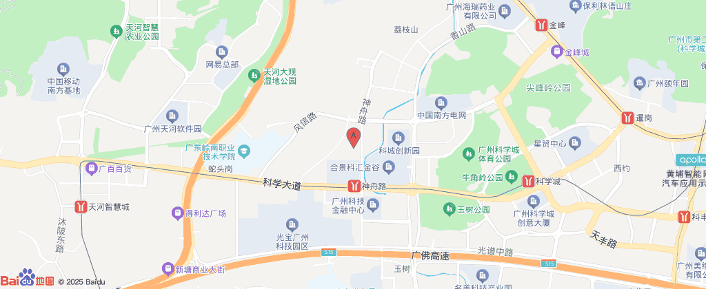 普立（广州）健康科技有限公司位置地图